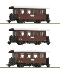 Roco 34103 - H0e - 3-tlg. Personenwagenset, ÖBB, Ep. IV